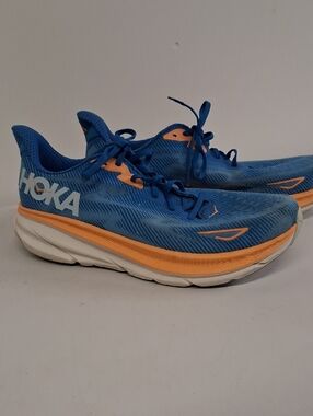 Men's Lightweight HOKA Clifton 9 Running Shoe - Coastal Sky/All Aboard Sz. 14